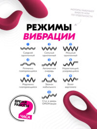 Vibe - вибратор кролик для женщин стимулятор клитора и точки G интим игрушка для секса — изображение 6