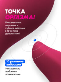 Vibe - вибратор кролик для женщин стимулятор клитора и точки G интим игрушка для секса — изображение 4
